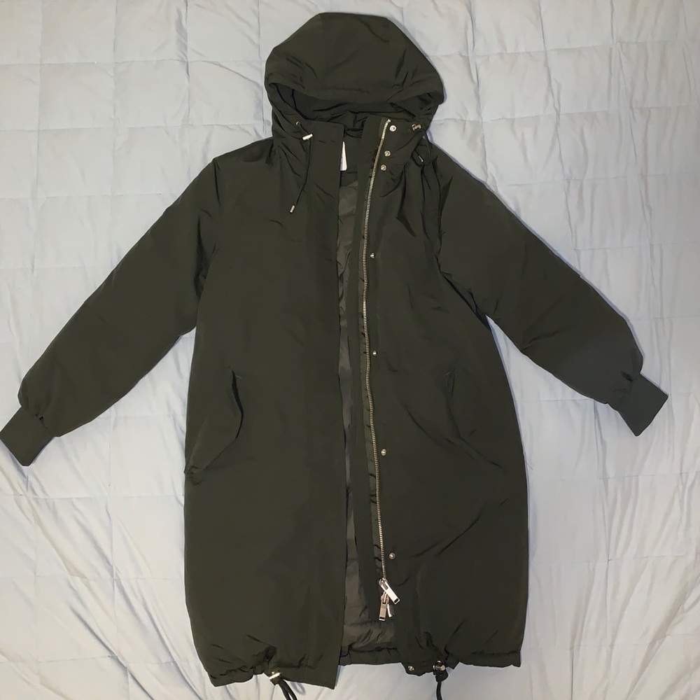 Forest Green Featherless Recycled Insulated Parka